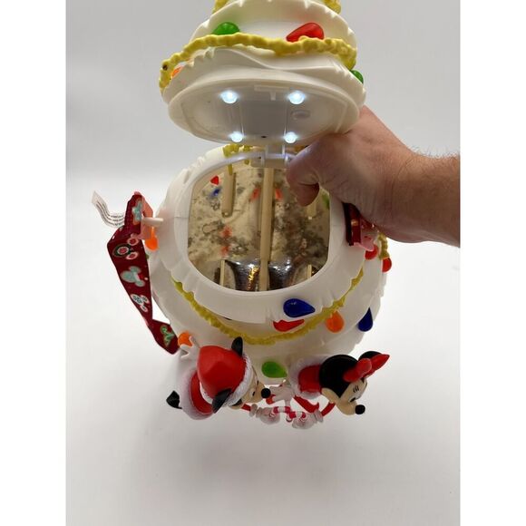 Disney Parks White Christmas Tree Light-UP Popcorn Bucket Mickey 2020 - Picture 6 of 9